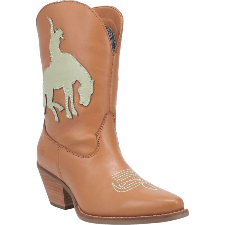 DINGO LET 'ER BUCK LEATHER BOOT-CAMEL